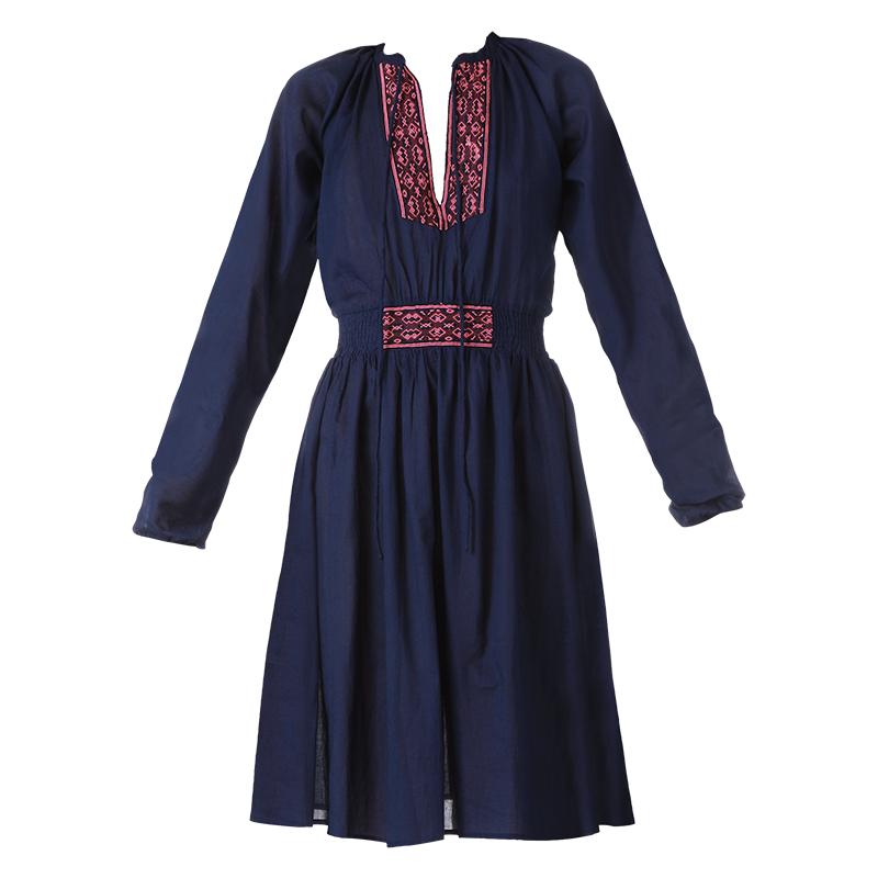 Foto Les Petites vestido trapecio - 13iq339 cypres - Azul / Marina de gu...