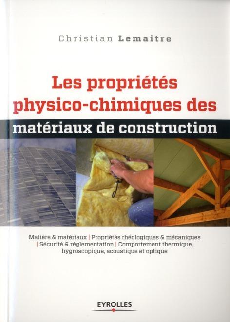 Foto Les propriétés physico-chimiques des matériaux de construction