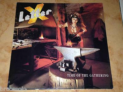 Foto Letter X Lp Time Of The ..steam Hammer 1991-sinner-running Wild-iron Maiden