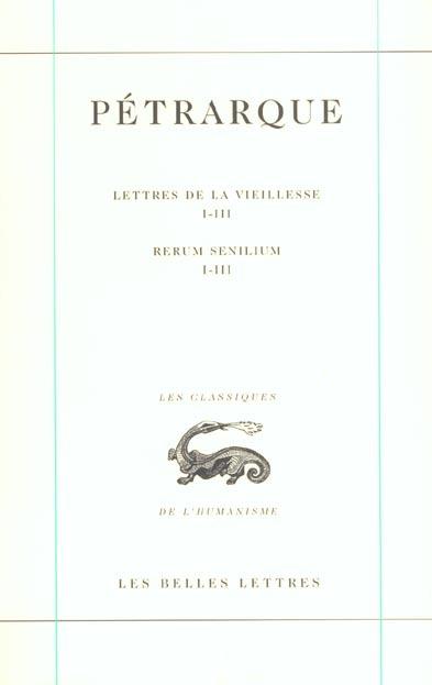 Foto Lettres de la vieillesse t.1