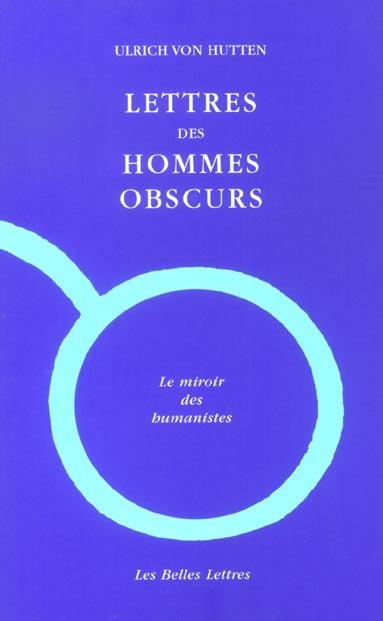 Foto Lettres des hommes obscurs