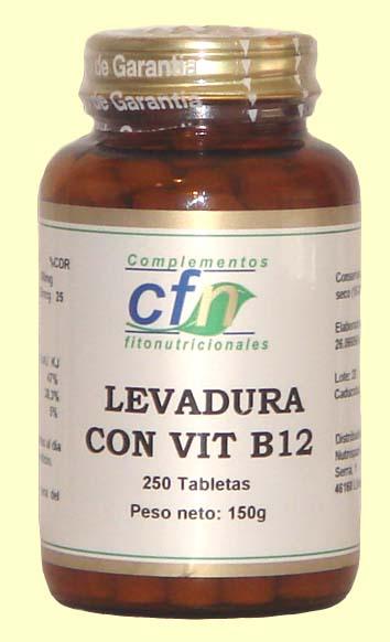 Foto Levadura con vitamina B12 - CFN - 250 tabletas
