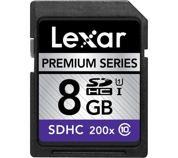 Foto Lexar Premium - Tarjeta de memoria flash - 8 GB - Class 10 - 200x -...