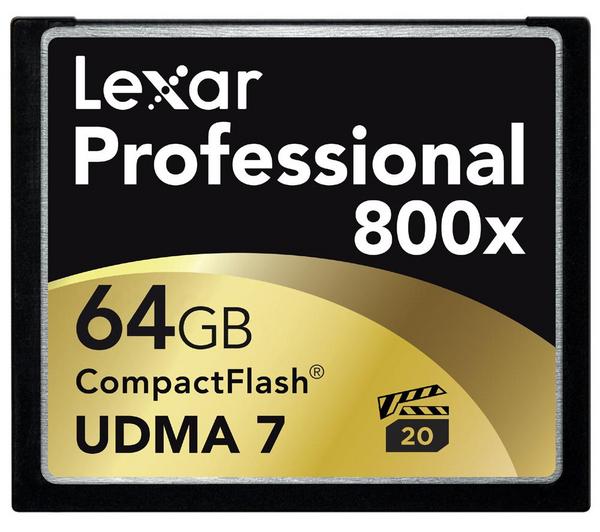 Foto Lexar Tarjeta de memoria Compact Flash Professional UDMA7 64 Gb (800x)