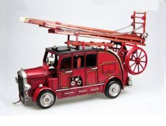 Foto Leyland Cub Fire Engine (1936) Tinplate Model Fire Engine