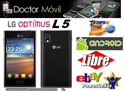 Foto Lg Optimus L5 E610 Libre,powerseller Oro,5mpx, Wifi,gps, Pantalla 4