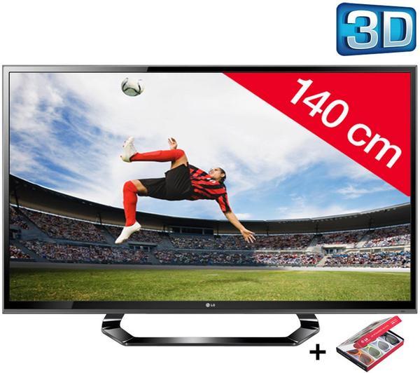 Foto LG Televisor LED 3D 55LM615S HD TV 1080p, 55 pulgadas (140 cm) 16/9, 2000Hz, TDT HD, 3D Ready, Ethernet, HDMI x3, USB 2.0 x2