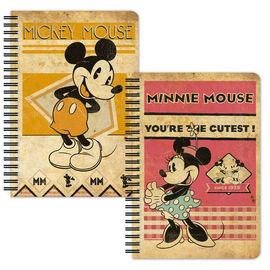 Foto Libreta A5 Mickey Minnie Disney retro surtido