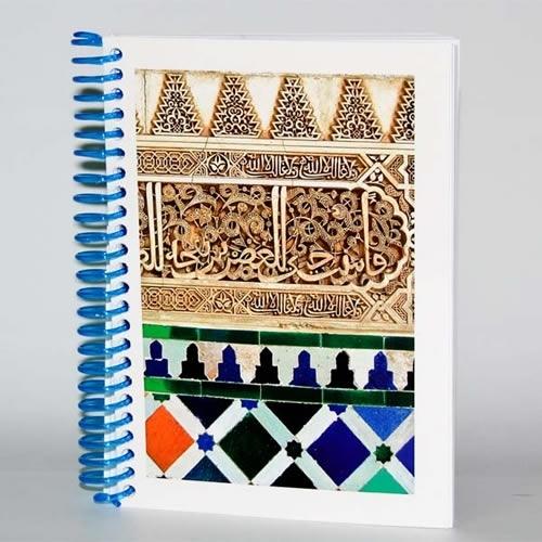 Foto Libreta Diseño Alhambra - Souvenir Arabe - Tamaño A6 - 100 Hojas