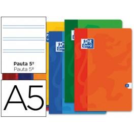 Foto Libreta Escolar Oxford 48H Din A5 2 Rayas Pauta (Pack 10 ud)