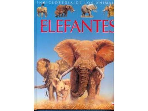 Foto Libro 30x24cm Enciclopedia Tapa Dura Elefantes