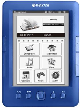 Foto Libro Electronico Woxter Ebook E-ink Scriba 170 Blue Wx570