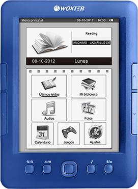 Foto Libro Electronico Woxter Ebook E-ink Scriba 175 Pearl Blue Wx624