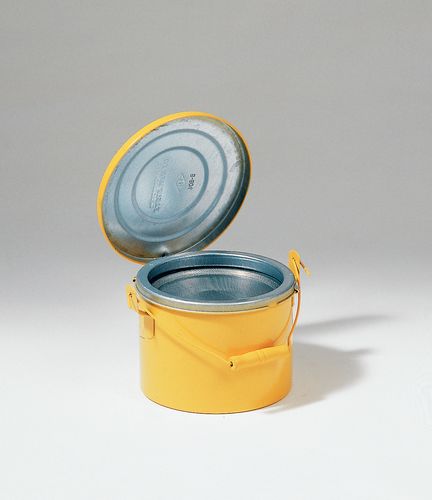 Foto Limpiador de pequeñas piezas en acero, volumen de 4 litros, amarillo