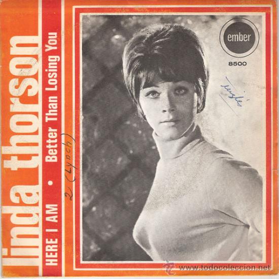 Foto linda thorson here i am / better than losing you (45 rpm) ember