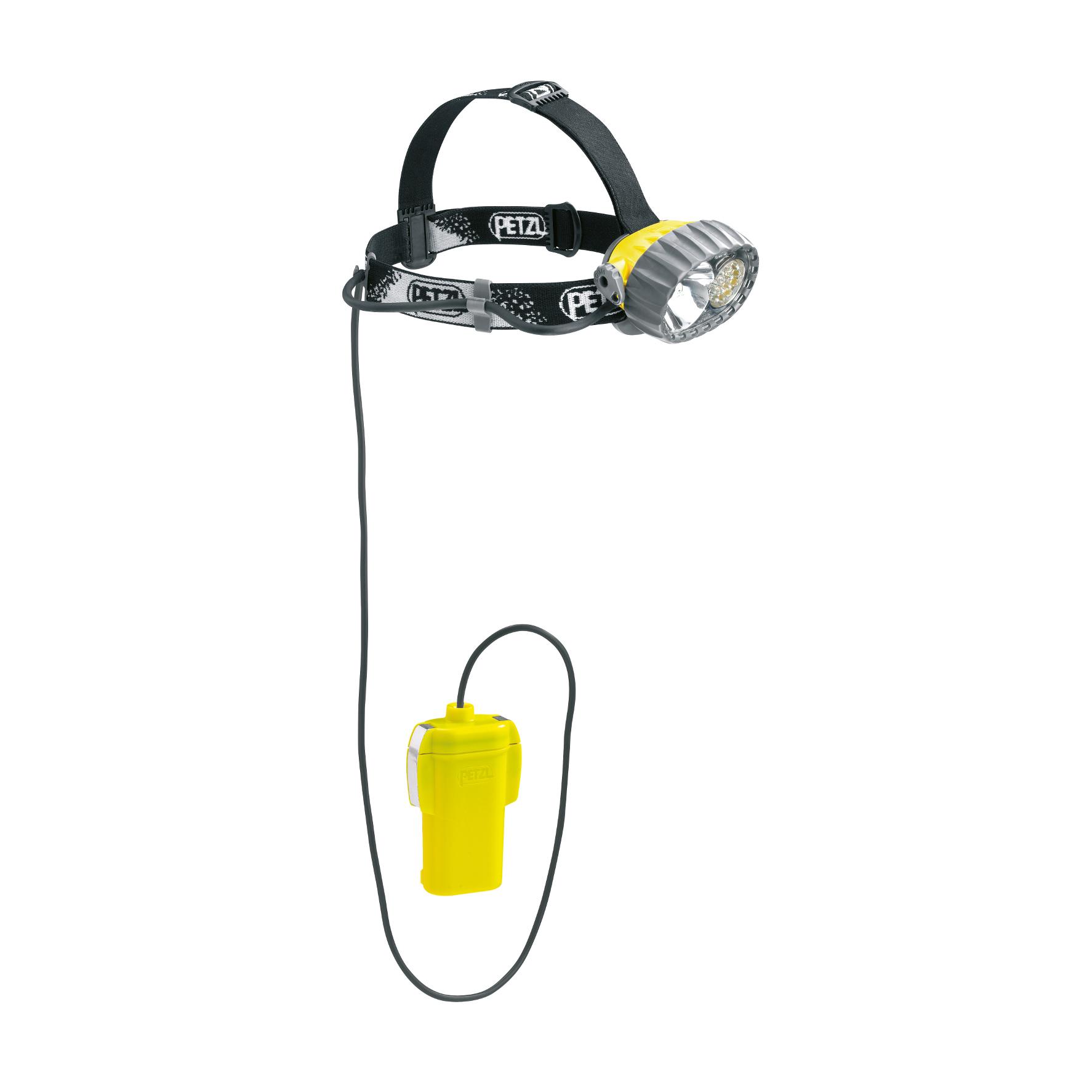 Foto Linterna de frente Petzl Duobelt LED 14 amarillo/negro