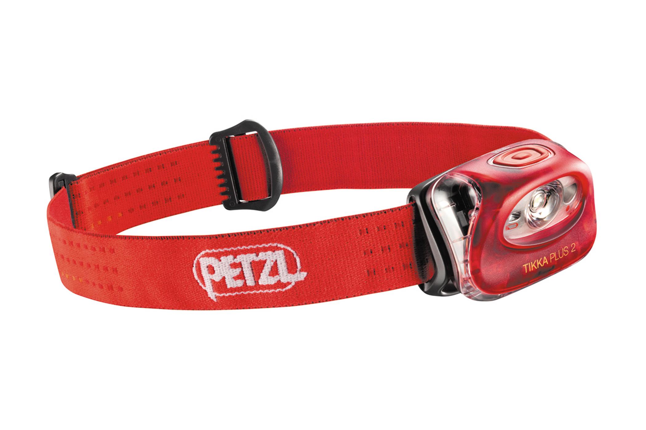 Foto Linterna de frente Petzl Tikka Plus 2 rojo