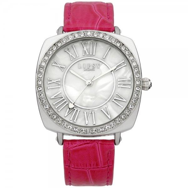 Foto Lipsy London Women's Crystal Bezel Pink Strap Watch LP122