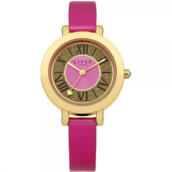 Foto Lipsy London Women's Glitter Dial Skinny Pink Strap Watch LP126