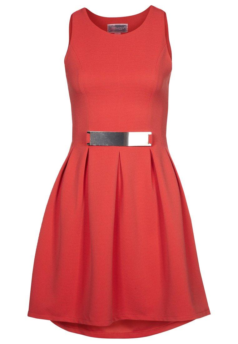 Foto Lipsy Vestido de cóctel naranja