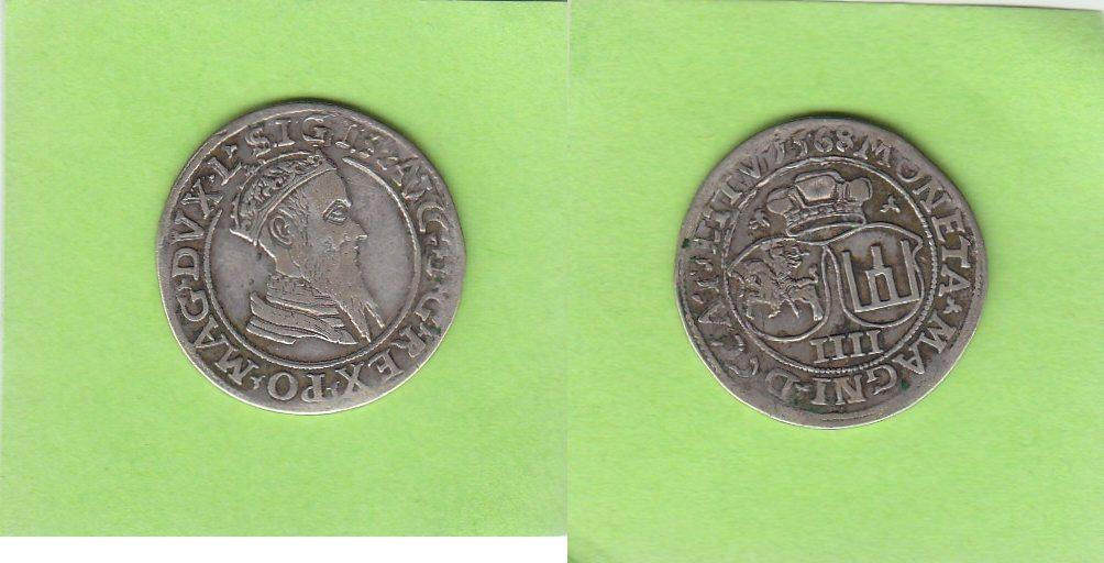 Foto Litauen 4 Groschen 1568