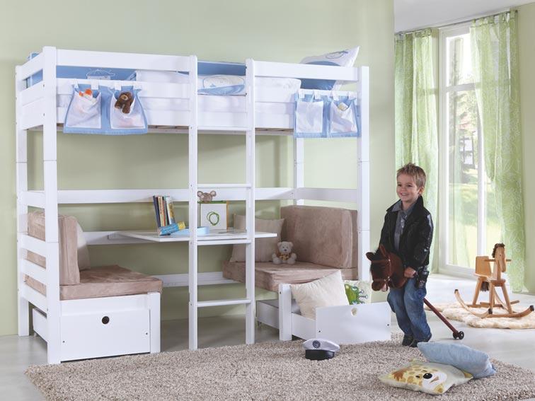 Foto Litera Infantil Con Escritorio Zeus