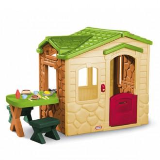 Foto Little tikes Picnic on the patio playhouse natural