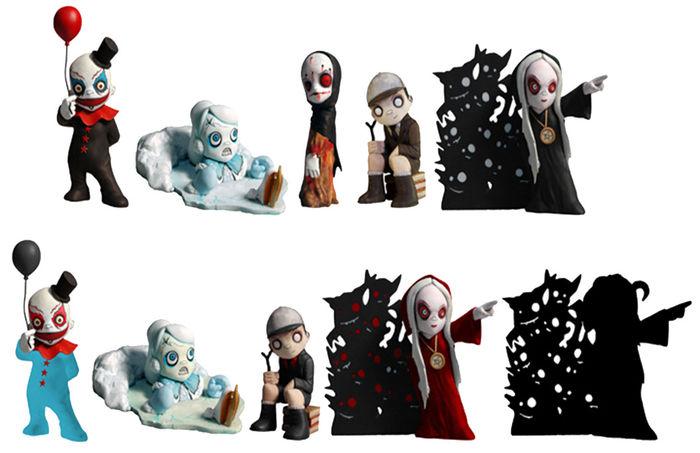 Foto Living Dead Dolls Serie 2 Display De 25 Minifiguras 5 Cm