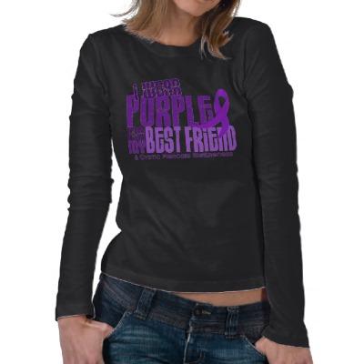 Foto Llevo la púrpura para la fibrosis quística del mej T Shirt