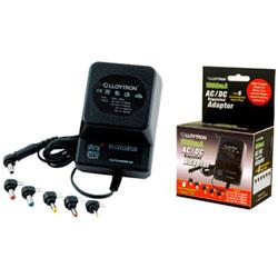 Foto Lloytron A104 1000mA Regulated AC/DC Multivoltage Adaptor Black