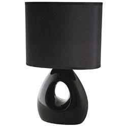 Foto Lloytron L3111BK 13.5'' 40w ''Allure'' Ceramic Table Lamp - Black