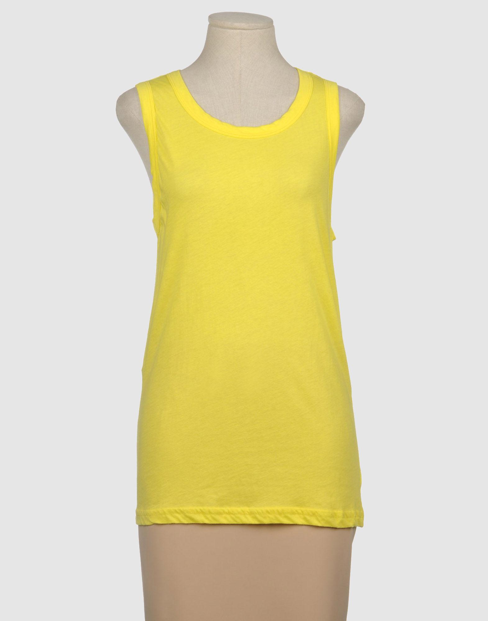 Foto Lna Camisetas Sin Mangas Mujer Amarillo