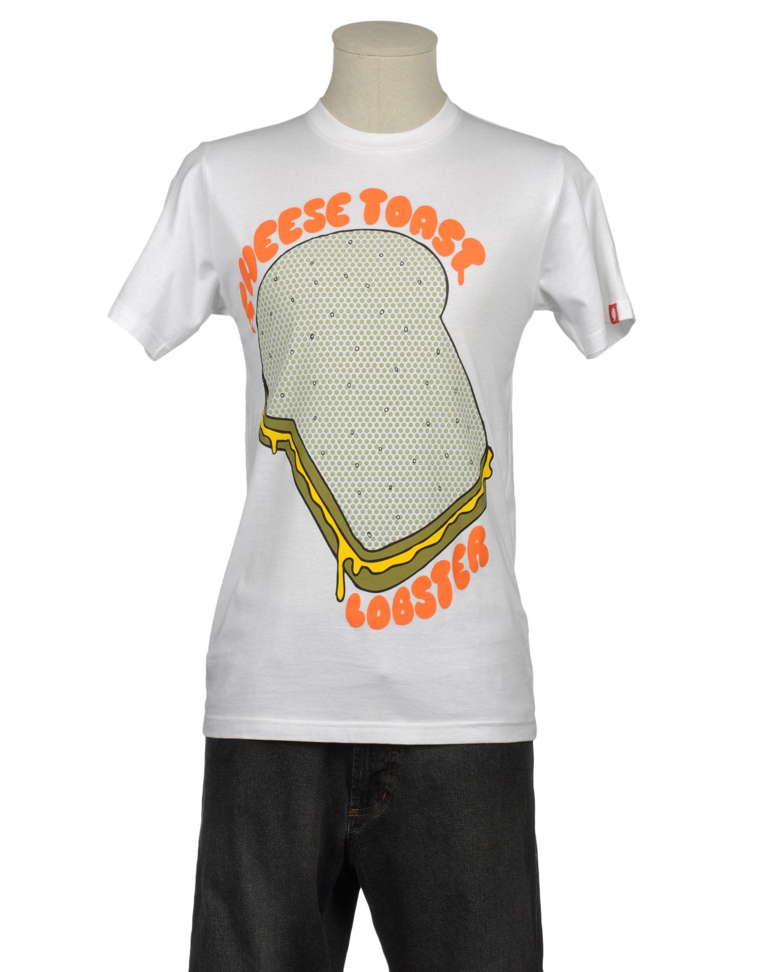 Foto Lobster Camisetas De Manga Corta Hombre Blanco