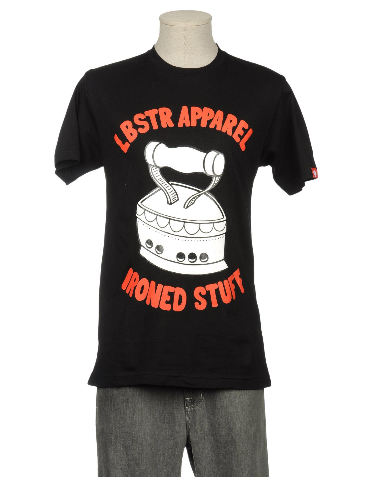 Foto Lobster Camisetas De Manga Corta Hombre Negro