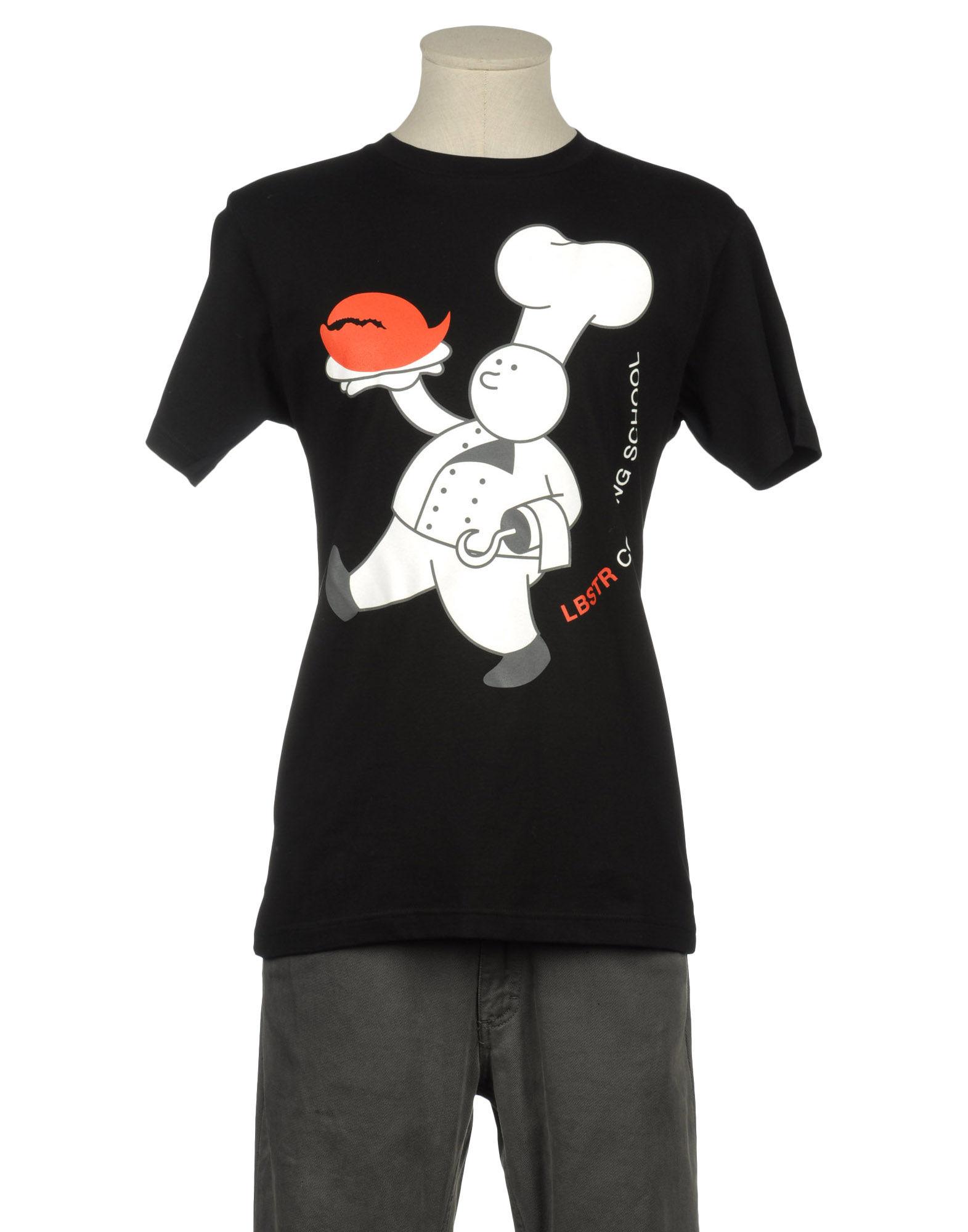 Foto Lobster Camisetas De Manga Corta Hombre Negro