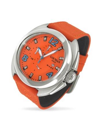 Foto Locman Relojes para Hombre, Mare - Reloj Cronógrafo Buceo de Titanio tono Naranja
