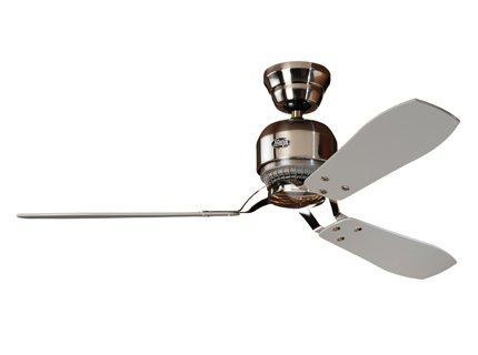 Foto Loft Ventilador de Techo Cromo sin Luz de Faro
