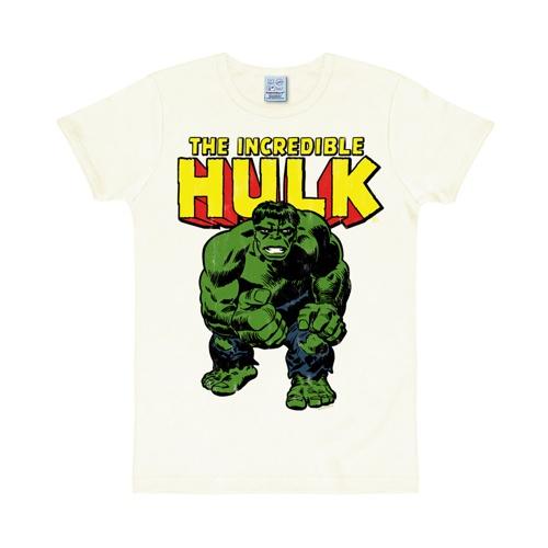 Foto Logocamisa Marvel Hulk camiseta Almost blanca talla L