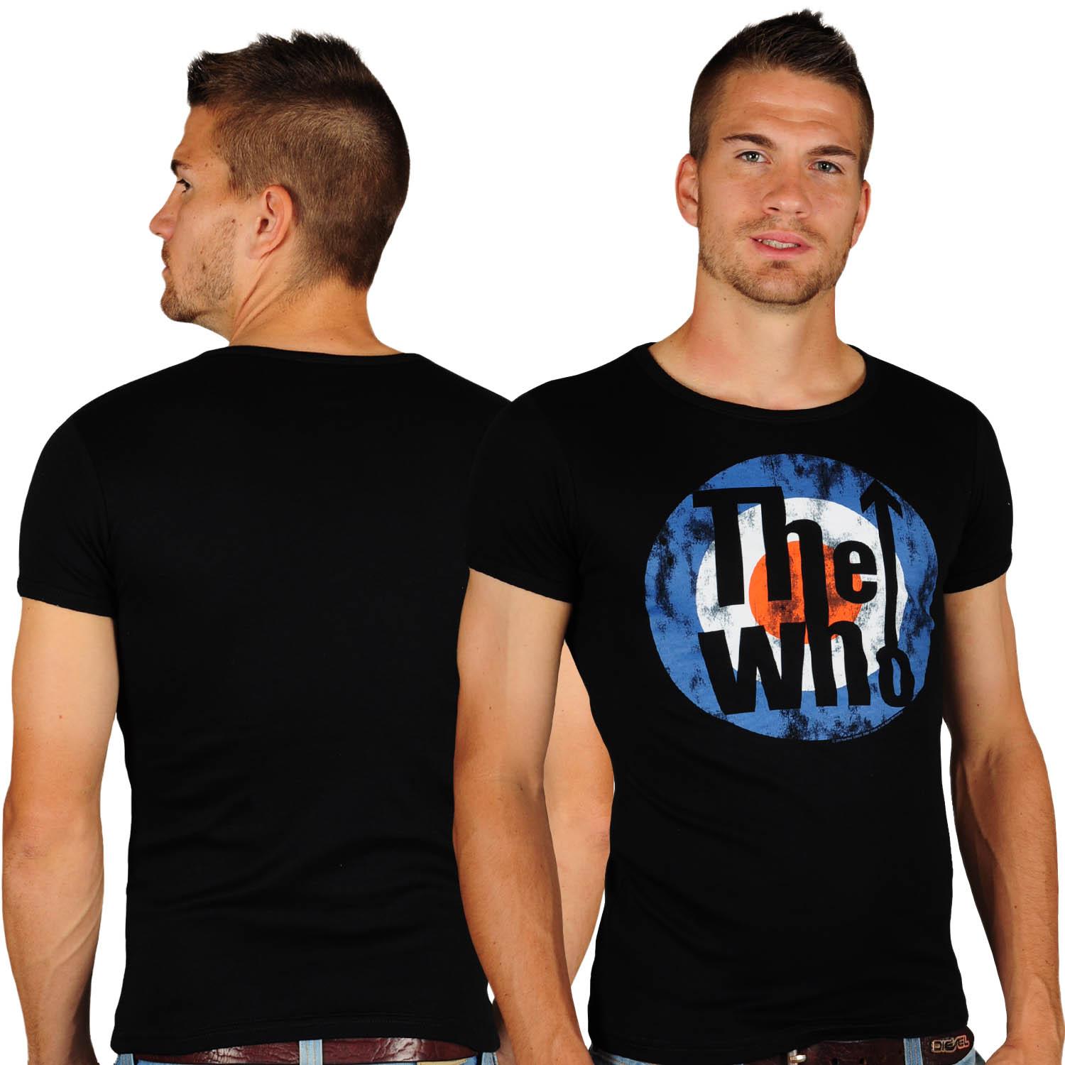 Foto Logoshirt Rock The Who Slimfit Camisetas Negro