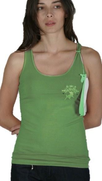 Foto Lois Jeans Camiseta Mujer Denia E Mila Verde Talla Xxl