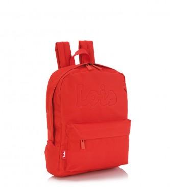 Foto Lois. Mochila Lois rojo -28x35x10cm-