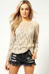 Foto Lola Leaf Ladder Tunic Jumper