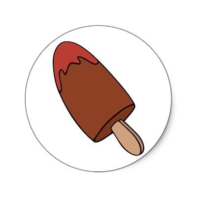 Foto Lollipop del chocolate Etiqueta