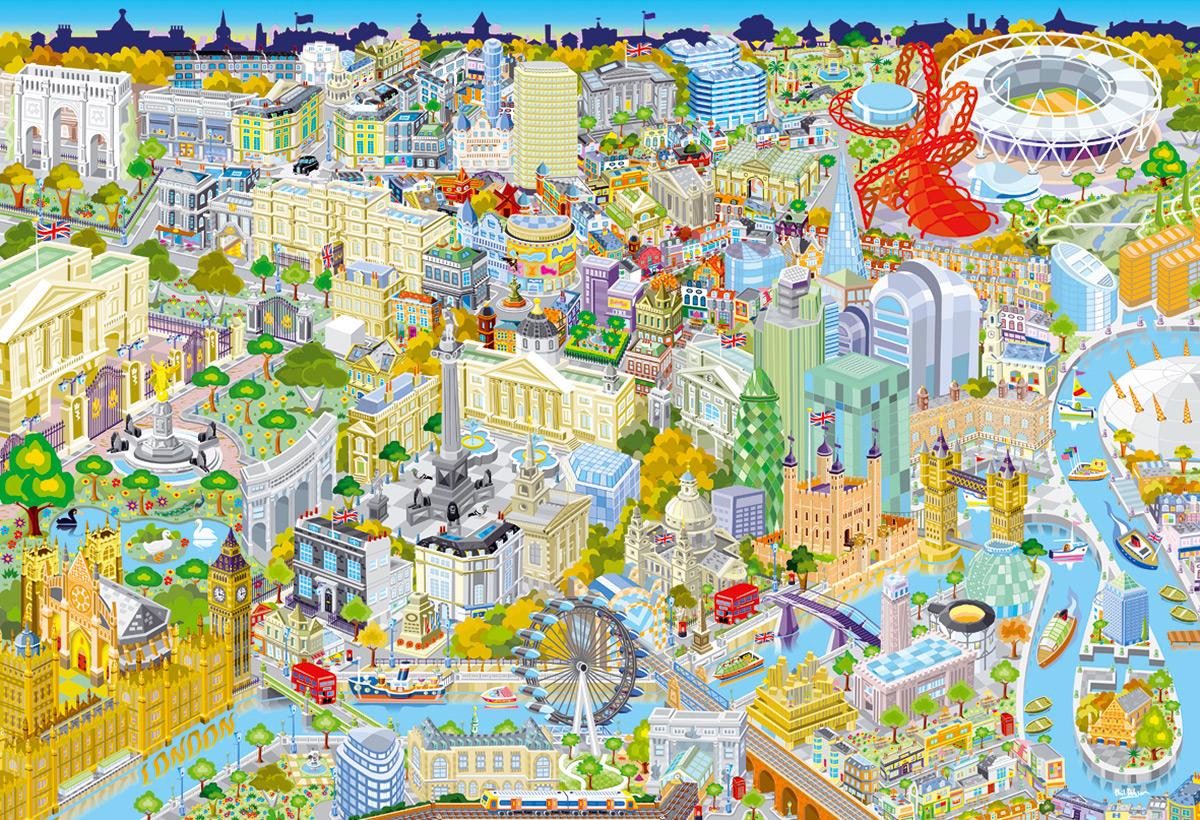 Foto London From Above Puzzle 500 Pieces