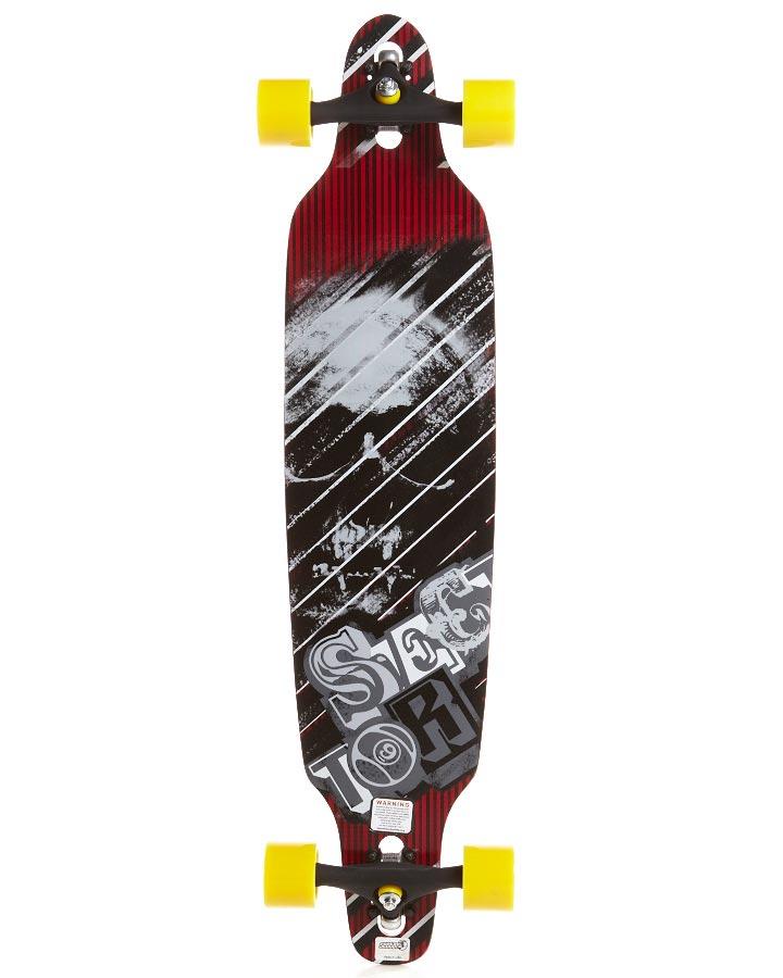 Foto Longboard Completa Double Platinum Carbonite De Sector 9 - Rojo