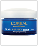 Foto LOreal Pearl Perfect Re-Lighting Whitening Night Cream