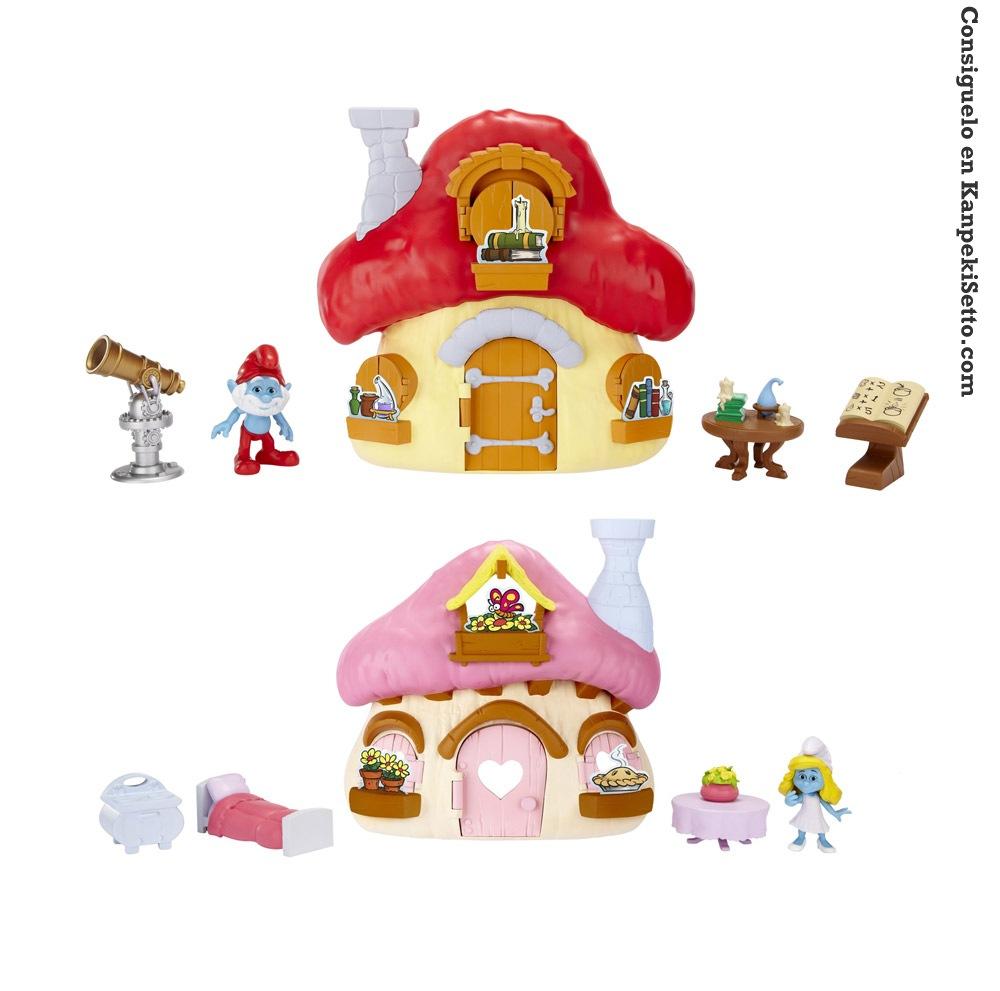 Foto Los Pitufos 2 Caja De 6 Playsets Casa De Hongo