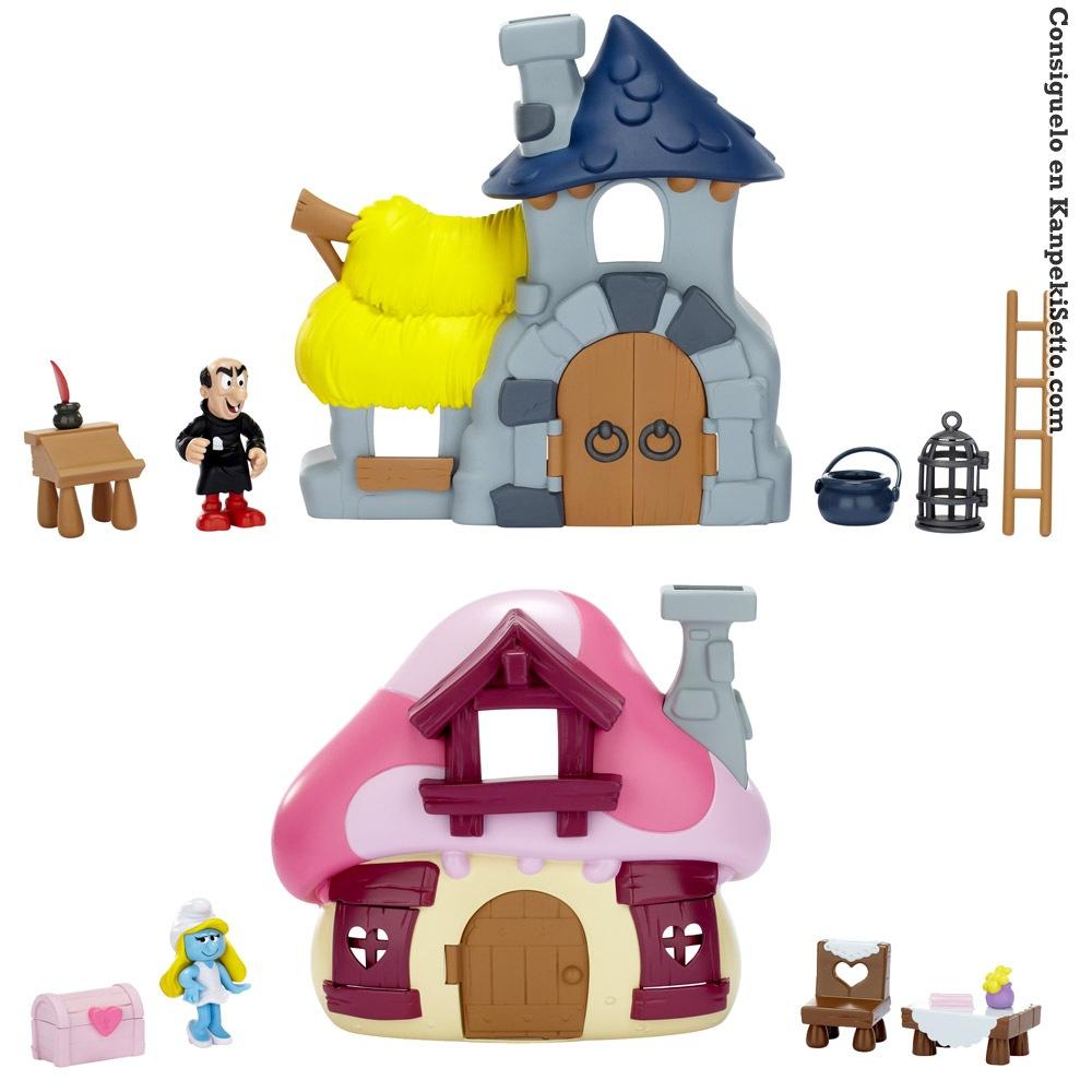 Foto Los Pitufos Caja De 6 Playsets Casa De Hongo Wave 1