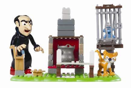 Foto Los Pitufos Mega Bloks Kit De ConstruccióN Gargamel