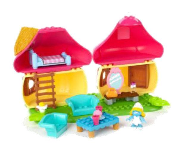 Foto Los Pitufos Mega Bloks Kit De ConstruccióN Pitufina